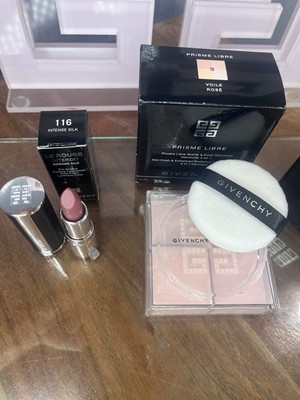 Givenchy Prisme Libre Loose Powder Voile Rose #3 Original Old  + Lipstick Mini