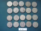 US Ben Franklin Half Dollar Roll - 20 coins as pictured - $10 Face Value Lot #12