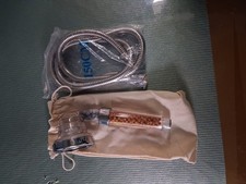 Showery Pressure Shower Head Set 1.5m, Replaceable Beads High Pressure, eco head