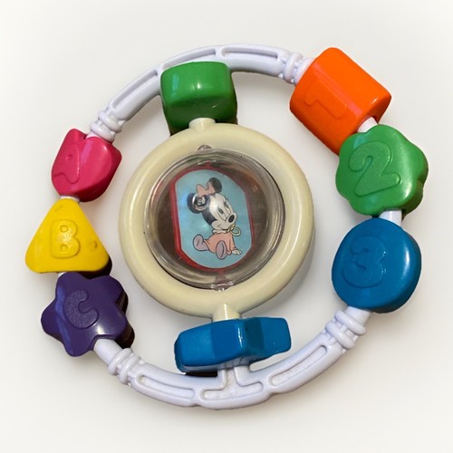Disney Baby Mickey Mouse Minnie Spinner Rattle Activity Infant Toy ...