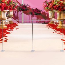 3X6M Telescopic Curtain Wedding Backdrop Stand Support Frame Pipe Pole Kit