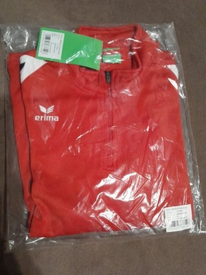 Erima Trainingsjacke Herren Größe M. Rot Schwarz Weiss. Neu mit Etikett Top
