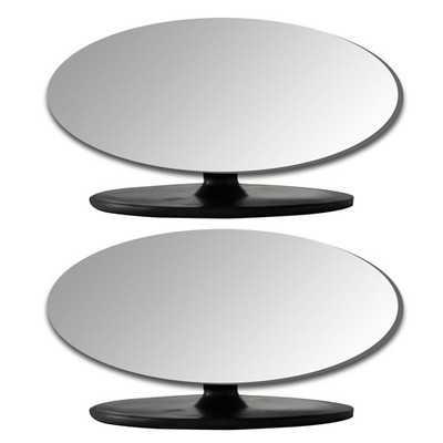 2 Pack Adjustable Round HD Glass Convex Blind Spot Mirrors for Car SUV Trucks