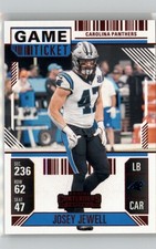 2024 Panini Contenders #13 Josey Jewell Game Ticket Bronze