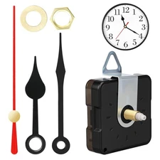 Clock Mechanism , High Precision Quartz Movement Kit with 18.5mm Shaft and 1c...