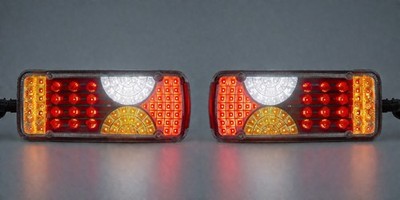 2x 24V LED Rear Tail Multi Function Stop Light for Scania R 2016+ Trucks