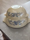 Vintage PYREX HOMESTEAD Cinderella Mixing Bowls #443 (2.5 Qt) & #444 (4 Qt)