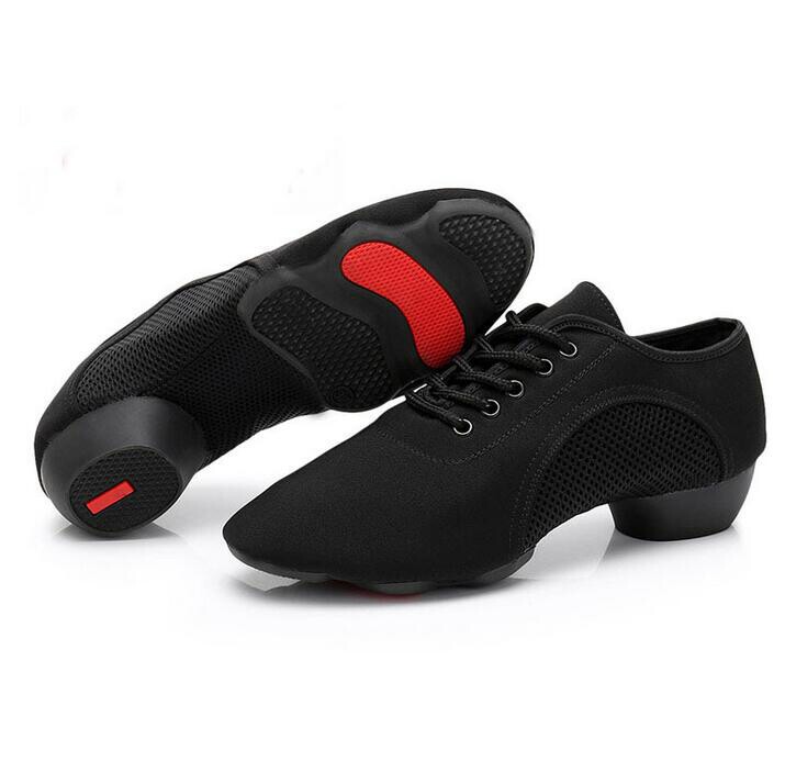 Mujeres Salón Suela Suave Con Cordones Práctica Baile Zapatos Interior Gamuza Zapatos Cómodos