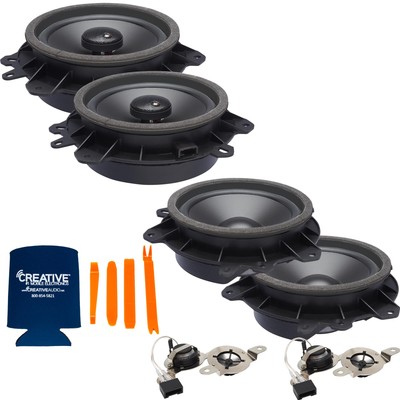 PowerBass OE Speakers with Front Tweeters for Tundra Double & Access Cab 04-06