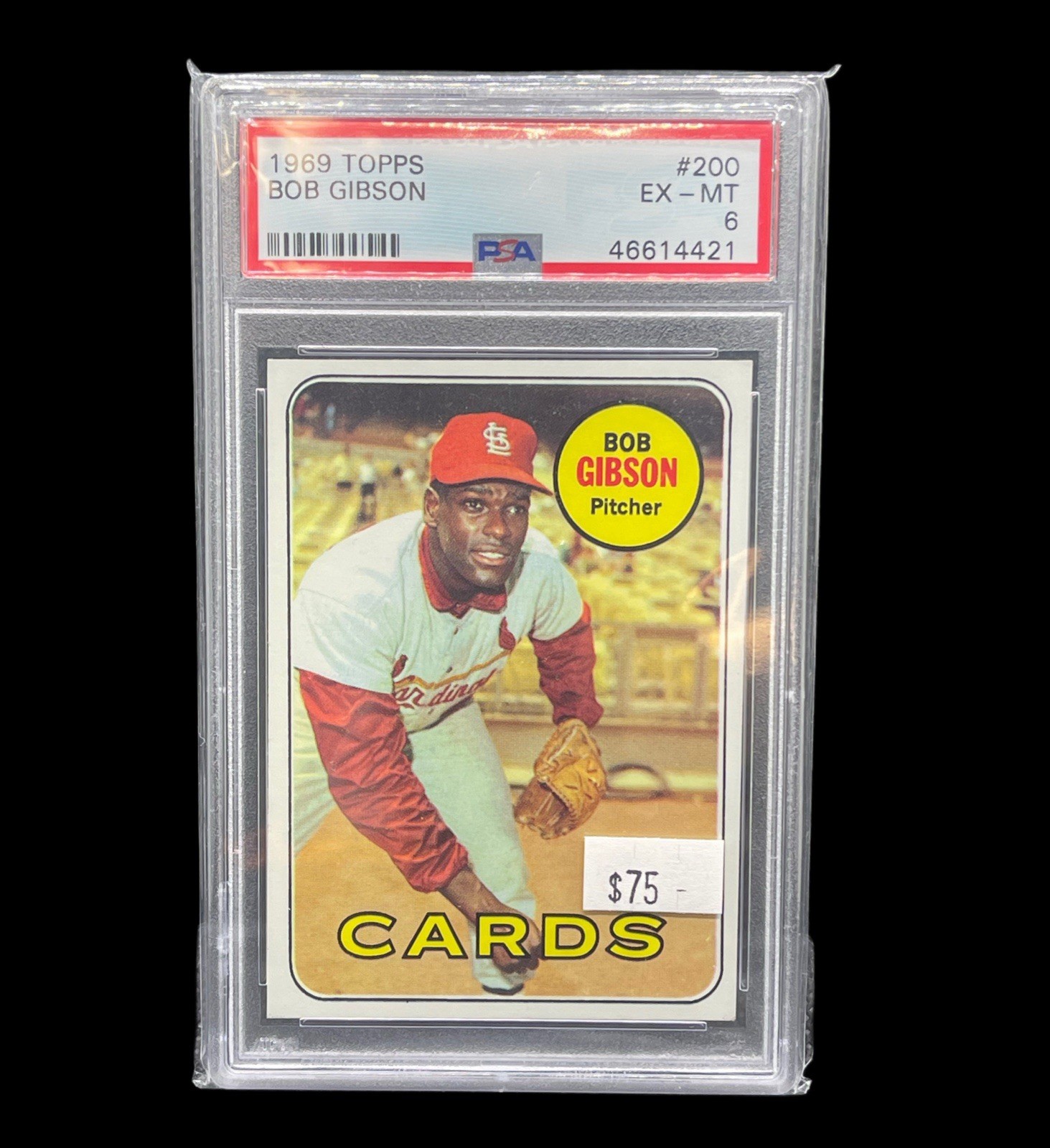 1969 Topps - Bob Gibson #200 PSA 6 HOF