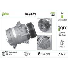 699143 VALEO Kompressor, Klimaanlage VALEO CORE-FLEX