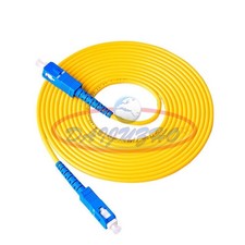 10pcs 3.0mm PVC single mode fiber patch cable jumper SC UPC to SC UPC 1M #hj