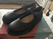 Heavenly Feet 'Logan' Black Mary Jane Platform Shoes - Size 6
