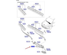 Hyundai Kona SX2 Winder Wiper Motor Motor Crank bras 98130EV000 Nouveau authenti