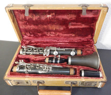 Vintage G Pruefer Clarinet w/Case. Belmonte Mouthpiece