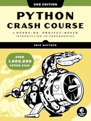 Python Crash Course, 2nd Edition: A - Paperback, by Matthes Eric - Very Good