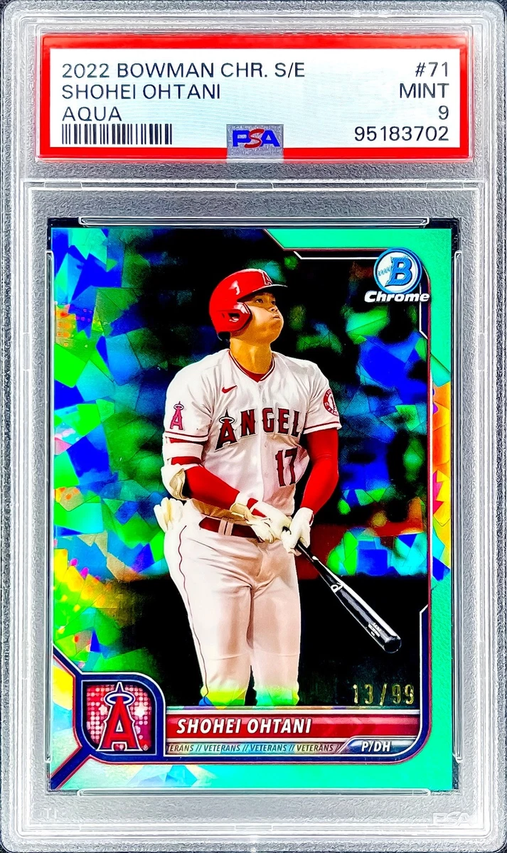 【PSA9鑑定品】大谷翔平2022 Bowman Chrome Sapphire 2022 Bowman Chrome Sapphire Edition - Shohei Ohtani #71 for sale