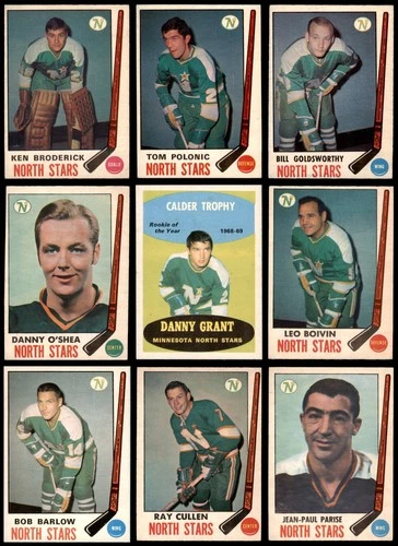 1969-70 O-Pee-Chee North Stars Near Team Set 5 - EX 5318493 (11 / 18 cards)