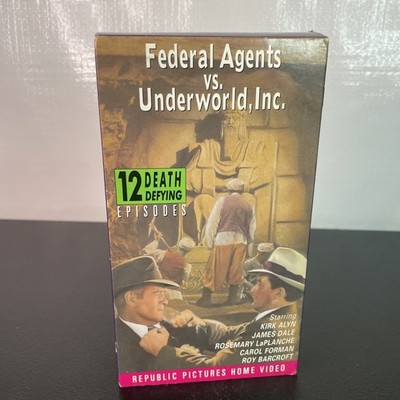 Federal Agents Vs. Underworld, Inc. [ VHS 2 Tape Set ] Kirk Alyn -  James Dale