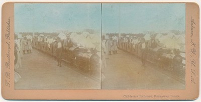 NEW YORK CITY SV - Rockaway Beach - Children's Train - TB Boothroyd RARE!