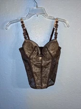 Acousma Bustier size 34 brown 