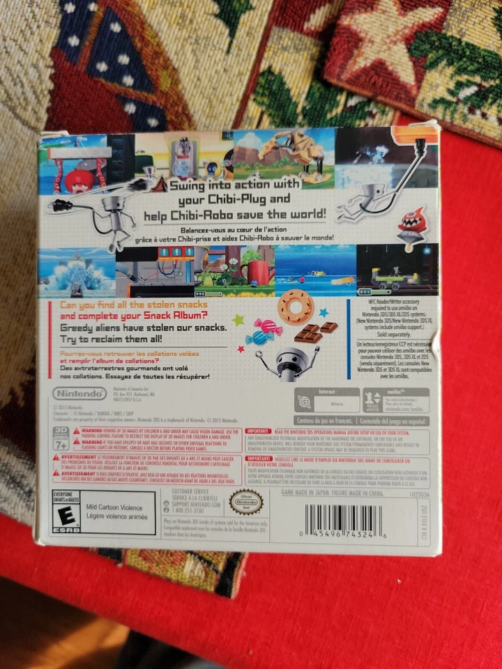 NEW SEALED Chibi-Robo! Zip Lash Game + Amiibo Bundle DS - Image 3 of 4
