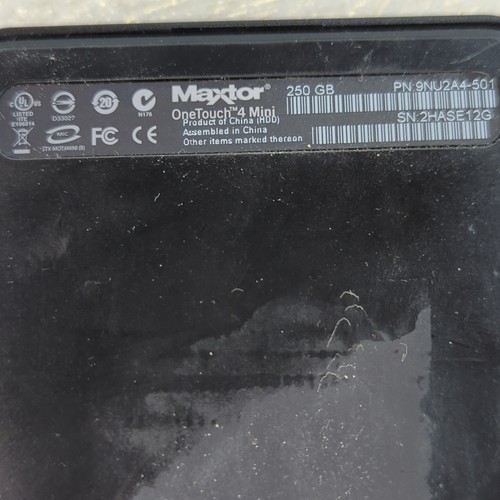 Seagate Maxtor OneTouch-4 Mini Black Portable 2.5" 250 GB External Hard Drive - Photo 4/4