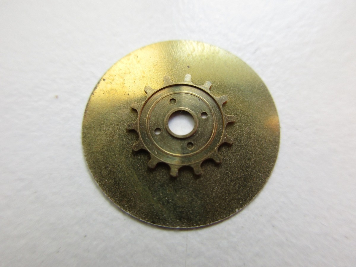 Pièce Mouvement Horloge ETA 2879 - Disque Des Jours Blanc Plat Anglais/français (3h) - Neuf