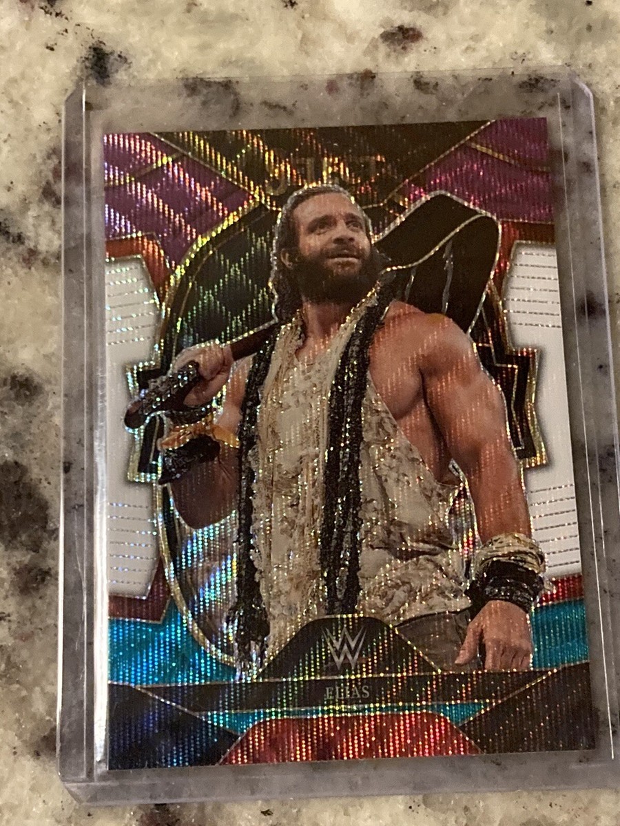 2023 Panini WWE Select Elias Tri-Color Concourse Prizm Base Card
