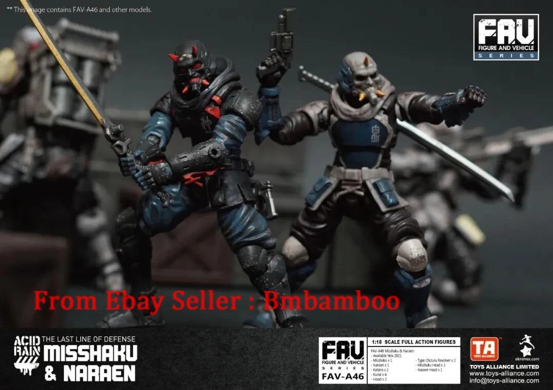 Acid Rain World 1/18 FAV-A46 Misshaku & Naraen Soldiers Action
