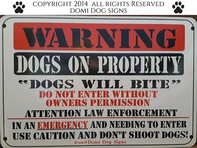 SchildFancy Dog in Yard Keep Gate Closed 9 x 4.5 - Large schwarz/gold