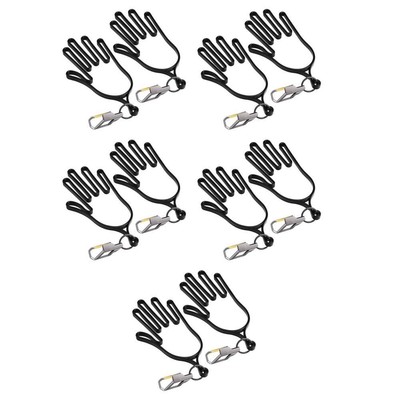  5-teiliger Golfhandschuh-Organizer mit Schlüsselanhänger, ideal zum Trocknen,