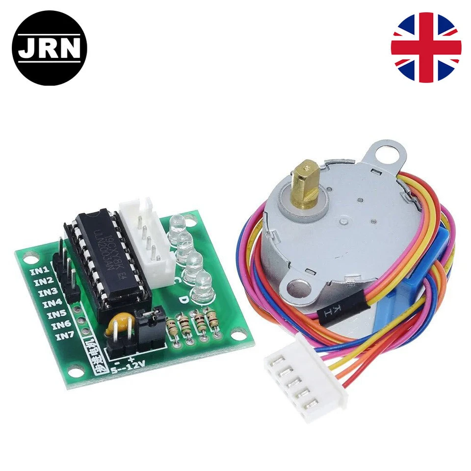 5V Stepper Motor 28BYJ-48 4 Phase + ULN2003 Driver Board for Arduino UK