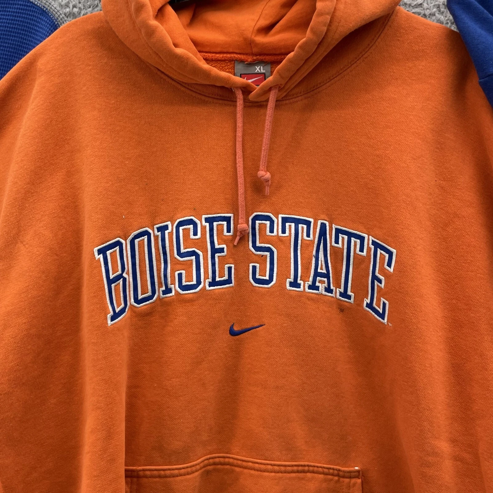 COACH Felpa con cappuccio Nike Boise State Broncos LOTTO (3) uomo XL blu arancione abbigliamento sportivo calcio