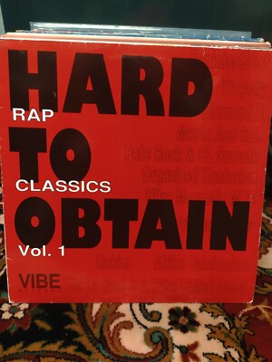 Hard To Obtain Vol. 1 - Rare Rap Classics Original US LP 1994 Vibe Rec.