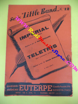 RARE ROMAN CHRISTMAS Imperial Teletris 1963 EUTERPE No CD LP Single Sheet Music