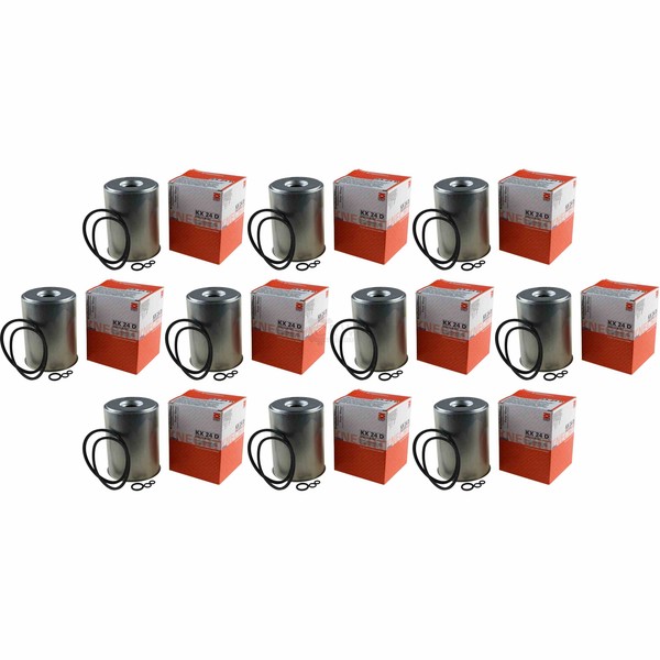 10X Mahle / Knecht Kraftstofffilter KX 24D Fuel Filter-image