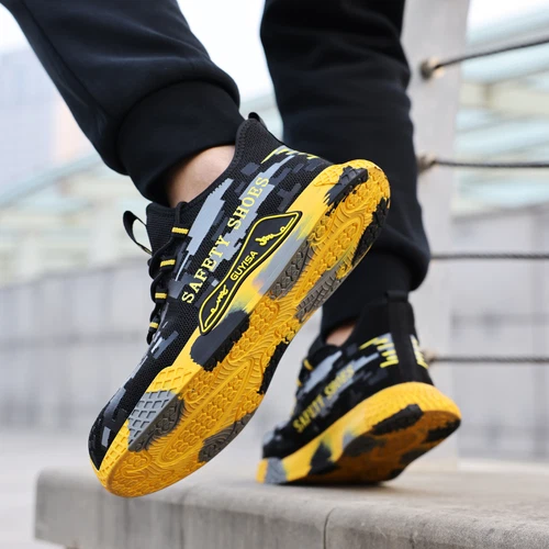 Leicht Sicherheitsschuhe Herren Stahlkappe Arbeitsschuhe Baustelle Schutzschuhe - Bild 19 von 42