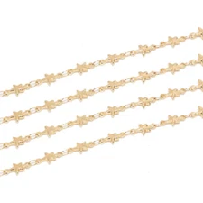 3meters stainless steel Star connect chain crafts Handmade Chains
