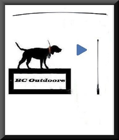 Garmin Astro 220 320 with 15in Flexible T5 Tuff Skin Long Range Antenna-image