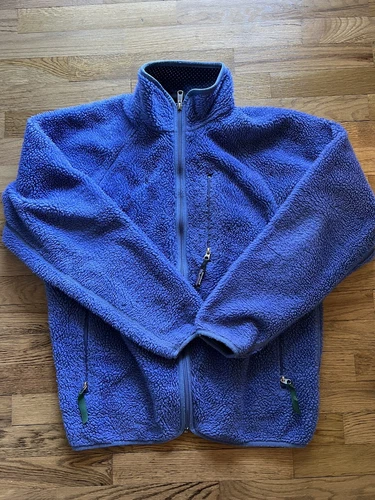 Patagonia Vintage 92 Mens L Deep Pile Retro X Fleece Jacket Full Zip Made USA - product listing photo