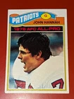 1977 Topps John Hannah New England Patriots Football Card #460