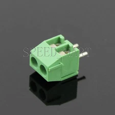 2 Pin 3.5mm 2 way straight pin PCB Universal Screw Terminal Block Connector