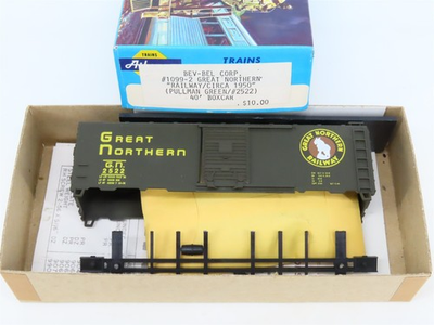 #ad HO Scale Athearn Bev Bel Kit #1099 2 GN Great Northern Railway 40#x27; Box Car #2522 $24.95