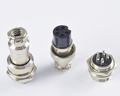 Socket Circular Multipole Connector Bulkhead & 2 - 10 Pin GX16 Aviation Plug *mn