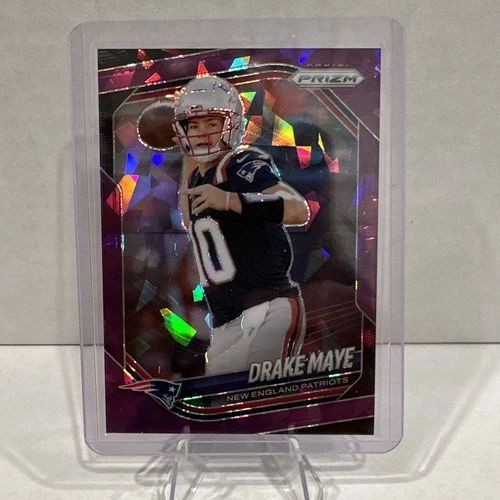 2025 Panini Prizm Football Drake Maye Purple Ice #165 /225