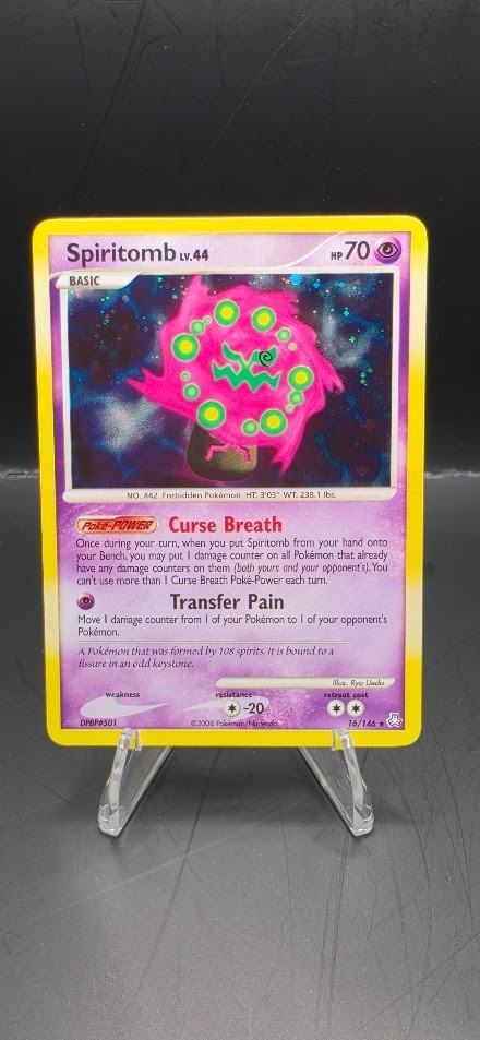 Spiritomb LV.44 16/146 Holo Rare Legends Awakened Pokémon Card 2008 NM