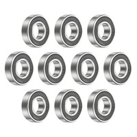 10X 6901-ZZ Rillenkugellager FüR Metall, 12X24X6Mm Doppelt Abgedichtet