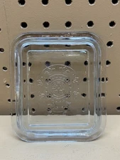 Fire King Refrigerator Dish Lid 5x4 Clear Nice No Chips Or Cracks