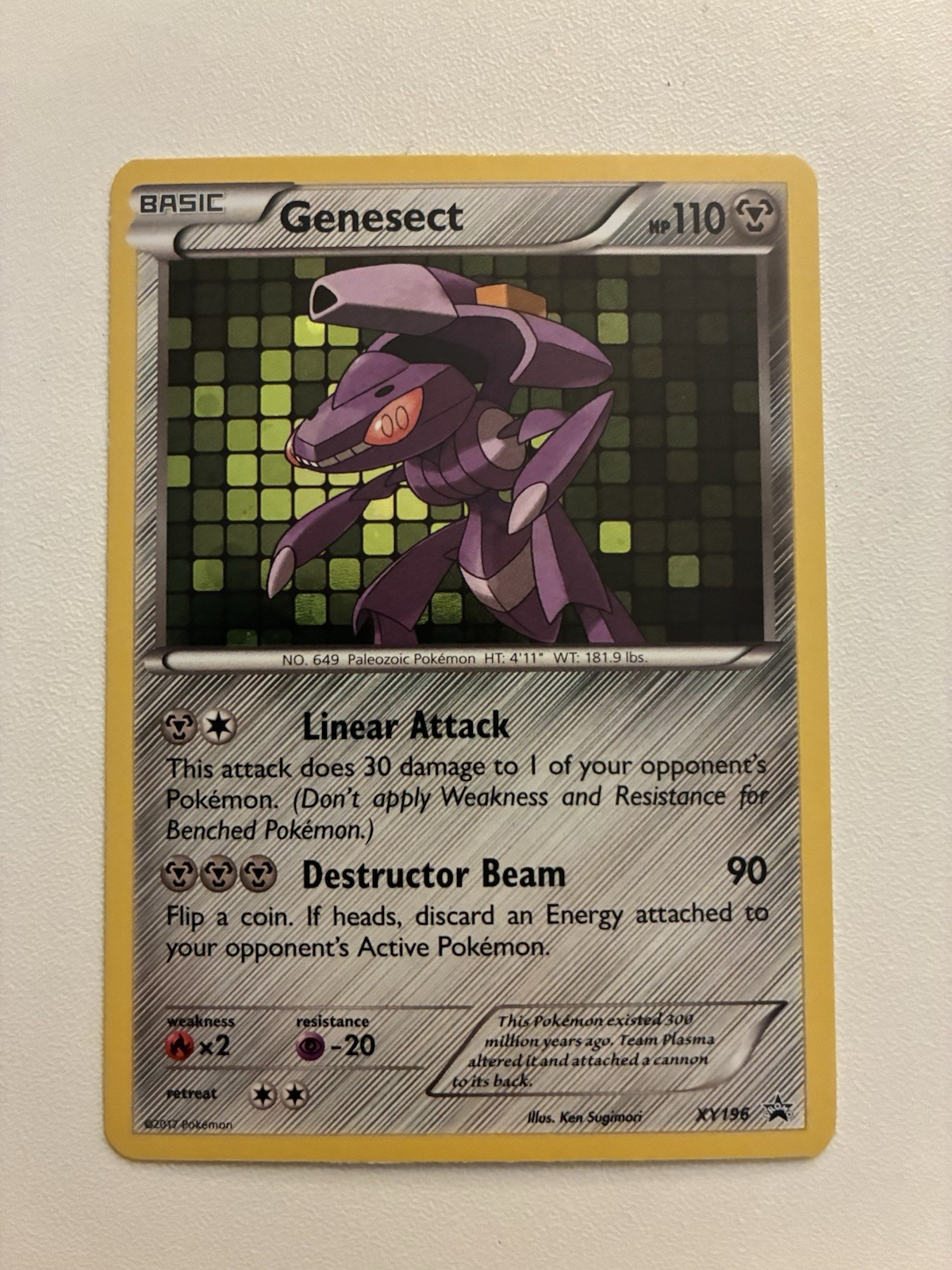 Genesect XY196 XY Holo MP